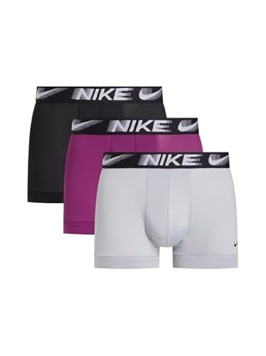 Nike Dri-Fit Essen Micro Boxershorts, 3 Einheiten, L, Vtch/Wolf Grey/Black/Tech Gen Wb, L