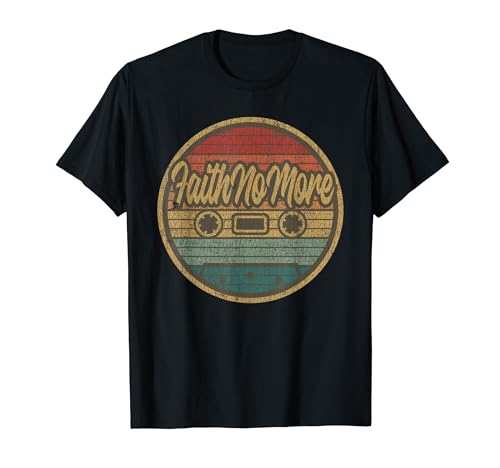 Vintage Faith No More Kassette Retro Circle Musiker T-Shirt