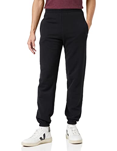 Fruit of the Loom Jogginghose Elast Bund S M L XL XXL XL,Black