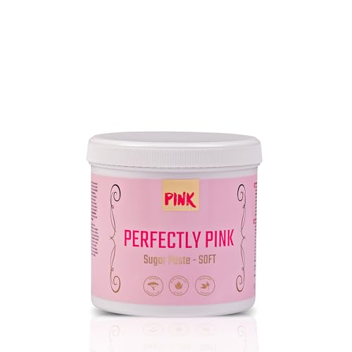 Pink Cosmetics Zuckerpaste Soft Waxing Haarentfernung 500g – Sugar Paste Sugaring Enthaarung für den gesamten Körper Studio Qualität