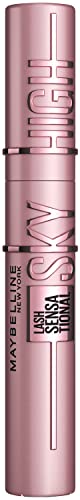 Maybelline New York Schwarze Wimperntusche für extrem lange Wimpern, Lash Sensational Sky High Mascara, Very Black, 7,2 ml