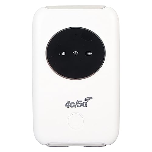 4G LTE Mobile Hotspot, Tragbarer Entsperrter 300 Mbit/s WLAN-Router mit SIM-Kartensteckplatz, Unterstützt B1 2 3 5 7 8 20 40, 3200 MAh Akku