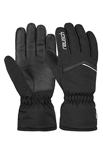 Reusch Damen Fingerhandschuh Marisa mit Langer Stulpe Black/White, 7.5