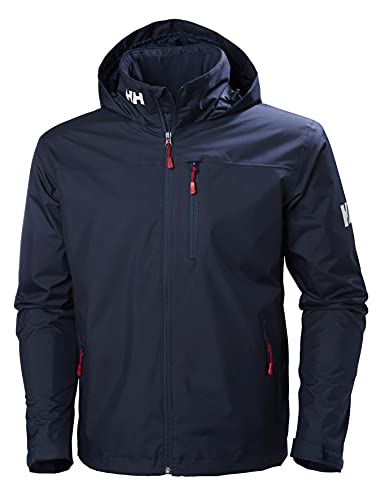 Herren Helly Hansen Crew Hooded Midlayer Jacket, Marineblau, L