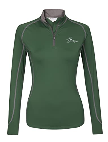 LeMieux Damen My Base Layer Hunter Green Hemd, Medium