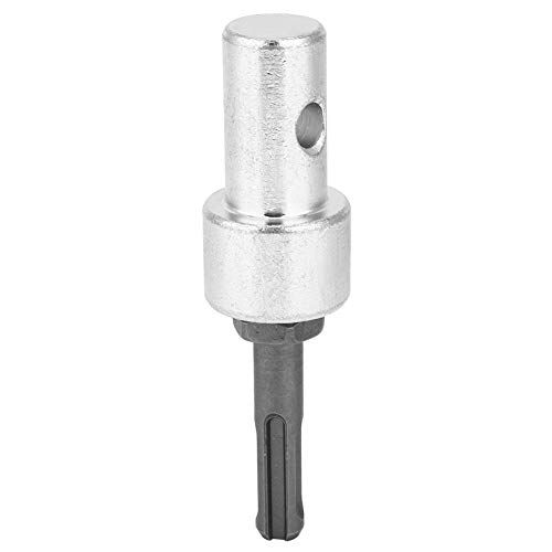 Erdbohrer Adapter Stecker Bohrmaschine Zubehör Bohrersatz 2 Gruben 2 Schlitze Metall Rundschaft Drehwerkzeug Bohrmaschinenteile Holz Aluminium Kupfer Eisen