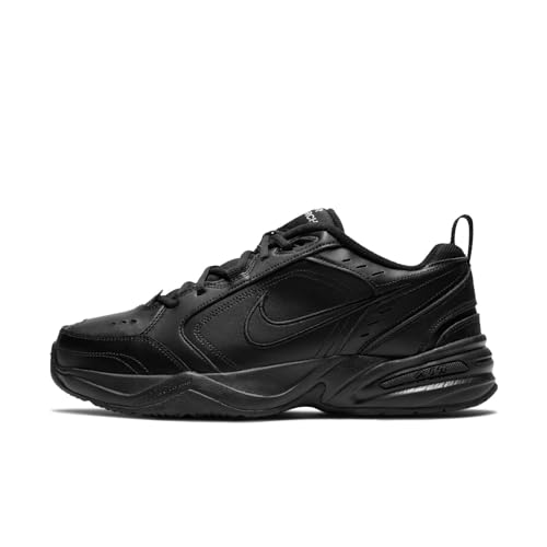 NIKE Herren Air Monarch IV Sneaker, Schwarz Schwarz, 44 EU