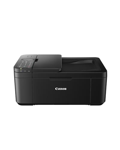 Canon PIXMA TR4750i Multifunktionsdrucker 4in1 (Tintenstrahl, Drucken, Kopieren, Scannen, Faxen, A4, WLAN, Apple AirPrint, 20 Blatt ADF, Duplexdruck, kompatibel mit Pixma Print Plan ABO) schwarz