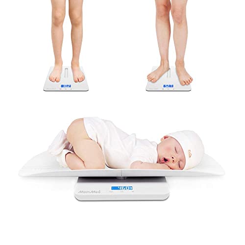 Babywaage Digital 50g bis 100Kg | Kinder-Waage, Baby-Waage | Säuglingswaage, Stillwaage Baby - mit Haltefunktion und abnehmbaren Aufsatz