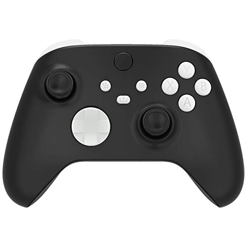 eXtremeRate Tasten Set für Xbox Series X&S Controller, D-Pad ABXY Ansicht Share Menü-Tasten LB RB Bumpers LT RT Triggers Knöpfe, DIY-Ersatz Buttons Kit für Xbox Core Controller-Schneeweiß