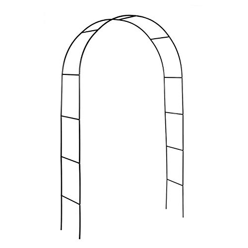 Metall Rosenbogen grün 240 cm - Torbogen Rankgitter Gartenbogen Rankhilfe Rankgestell rund