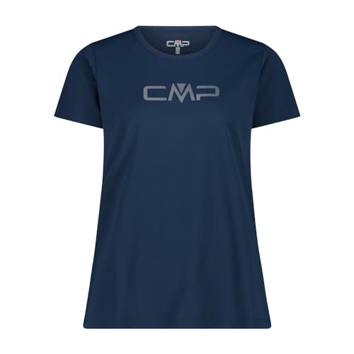 CMP - Damen T-Shirt, Blue-Grey, 48, Blau-Grau, 42