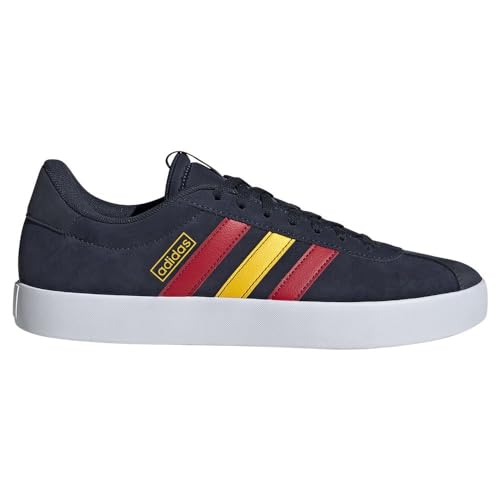 adidas Herren VL Court 3.0 Shoes Nicht-Fußball-Halbschuhe, Legend Ink/Better Scarlet/Bold Gold, 44 2/3 EU