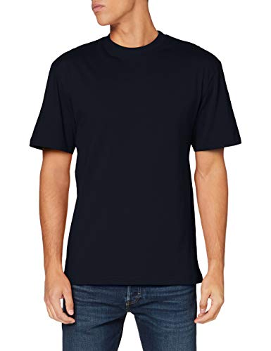 Urban Classics Herren T-Shirt Tall Tee, Oversized T-Shirt für Männer, Baumwolle, gerippter Rundhals, navy, XXL