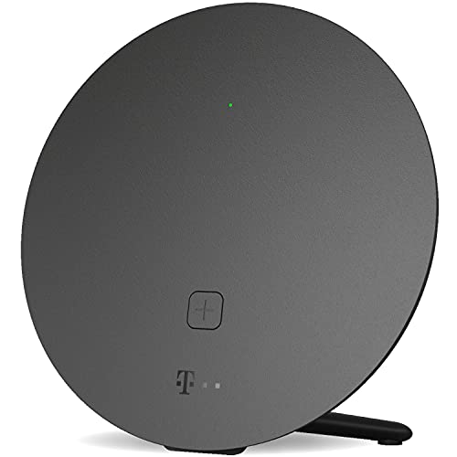 Telekom Speed Home WLAN für Ihr Starkes & stabiles Heimnetzwerk I Wi-Fi 6 fähiger Verstärker mit Mesh-Technologie für optimale Internet-Abdeckung, 4.800 Mbit/s I Plug & Play per WPS, 2 LAN-Anschlüsse