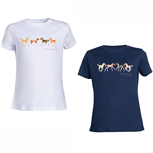 HKM Pony Club T-Shirt Dunkelblau 110/116