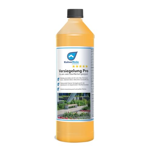 KaiserRein Versiegelung Pro 0,5l - Hochwertige Versiegelung für nahezu alle Oberflächen - Fenster, Glas, Holz, Metall und mehr - Vielseitig einsetzbar - Überzeugende Qualität und Anwendbarkeit