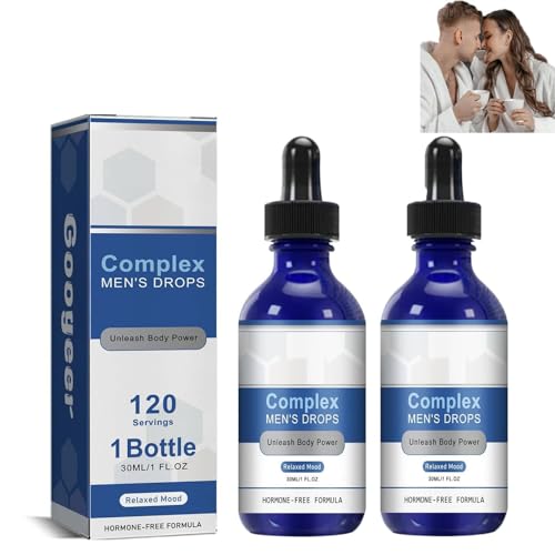 Generisch 2PC NexusBio Labs Complex Men's Drops,Nexusbio Labs Complex Men,Secret Drops for Strong Men,Improves Energy,Super-Potent Version,Complex Mens Drops,30ML