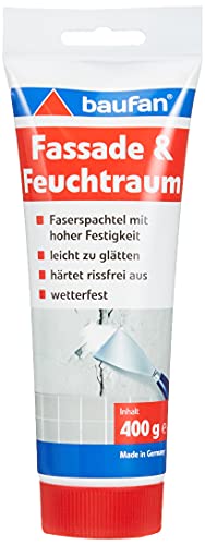 Baufan Fassaden und Feuchtraumspachtel, faserverstärkt, 400 g