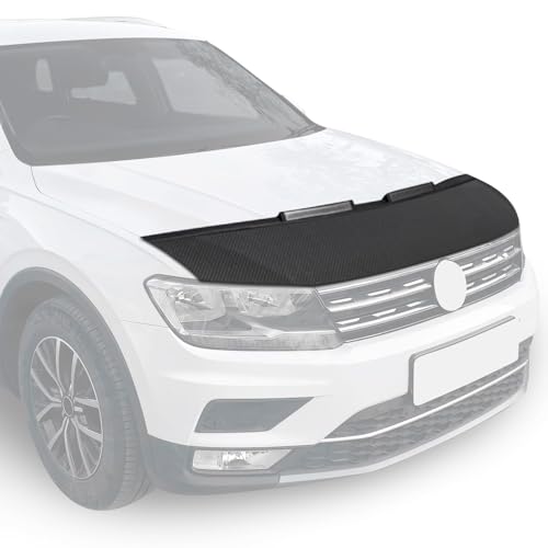 OMAC Haubenbra Steinschlagschutz Bonnet Bra kompatibel mit Volvo XC90 2015-2024 Carbon Halb