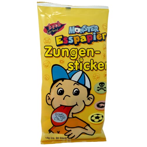 ATC Handels GmbH Zungen-Sticker-Tattoos ca. 60 Stück - EIN lustiger Spaß für Kindergeburtstage, Kindergarten, Kinderfeier