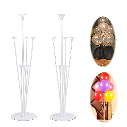 2PCS Ballon Stick Halter Transparente Ballonsticks Luftballons St?nder HalterDesktop Ballonst?nder Dekoration f¨¹r Party Feier