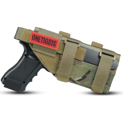 OneTigris 1000D Nylon Taktische Molle Pistolenholster Gürtelholster für Pistolen