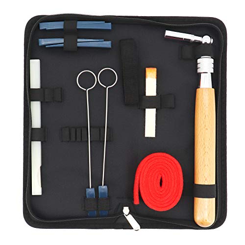 Yuhtech Piano Tuning Kit, 11 Pcs Piano Tuning Kit Klavier-Stimmset Profi Stimmwerkzeug Set für Anfänger und Profis