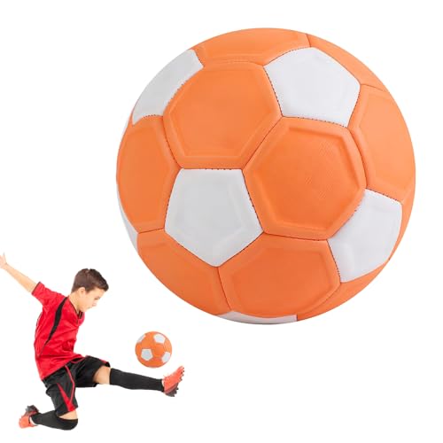 LUFEIS Fussball Curveball, 20 cm Kinderfussball, Curveball Fussball Größe 5, Gummi Swerve Fußball, Fußball Kurvenball, Flexibler Kickerball, Swerve Soccer Curveball Geschenk für Kinder 5-15 Jahre