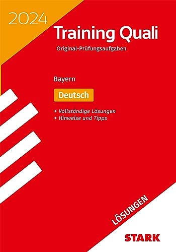 STARK Lösungen zu Training Abschlussprüfung Quali Mittelschule 2024 - Deutsch 9. Klasse - Bayern