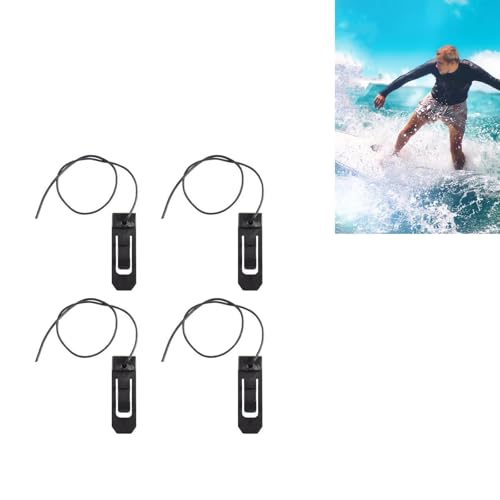 Rtyweth 2/10 Stück geteilte Surfbrett-/Paddelboard-Flossen-Clip, Wasserabscheider, Wasser-Ski, Surfbrett, Schwanz-Clip, Paddelflossen-Board-Clip