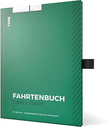 Type 7 - Premium-Fahrtenbuch, Hardcover, DIN A5, 112 Seiten, für Finanzamt geeignet - für PKW und LKW - Für Deutschland und Österreich