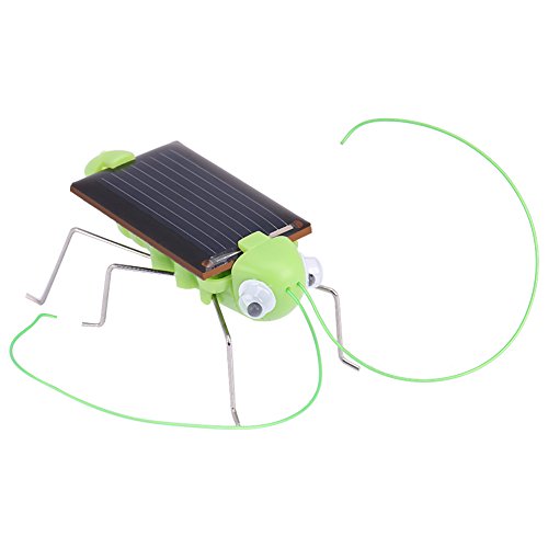 Drfeify Solarkakerlake/Heuschrecke Spielzeug, Mini Solar Energy Powered pädagogisches Insekt Kind Spielzeug Playing Accessories Musical Instrument Accessories