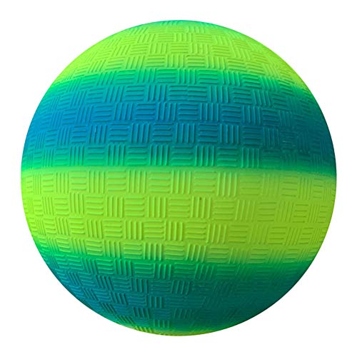 SHELOFT Rainbow PVC Soft Ball für Kinder, Saft und Durable Bouncy Ball für Kinder Geschenk (8,5 Zoll), Gelb+blau