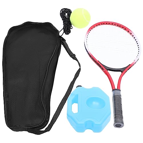 Gogogmee 1 Satz Tennis-Rebounder tennisballmaschine Tennis Trainer Tennistrainer für Kinder Solo-Tennisausrüstung Tennisausrüstung für Kinder Rebound-Tennistrainer mit Schläger Kohle Faser