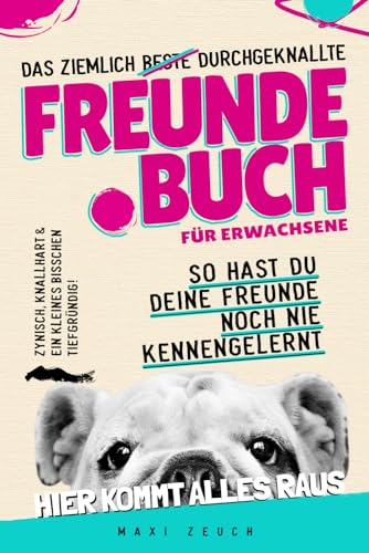 Das ziemlich durchgeknallte Freundebuch für Erwachsene: So hast du deine Freunde noch nie kennengelernt! Ideal als Geschenk für die nächste Party - inkl. witziger Plakatvorlagen zum Downloaden