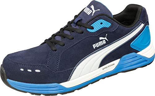 PUMA Airtwist Blue Low Sicherheitssneaker, Blau, Größe 43