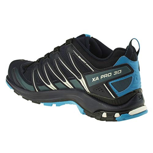 Salomon XA Pro 3D Gore-Tex Herren Trail Running Wasserdichte Schuhe, Stabilität, Grip, Langlebiger Schutz, Navy Blazer, 44