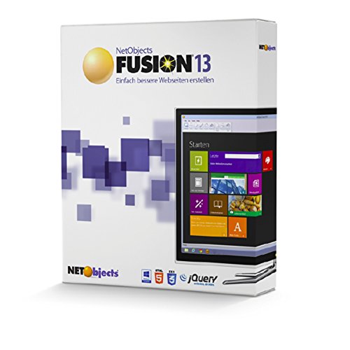 Netobjects Fusion 13 - Web Designer Website Maker für Windows XP(SP3) - 10 deutsch