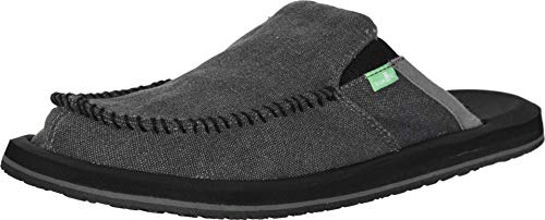 Sanuk Herren You Got My Back Iii Slipper Hausschuh, Dunkles Charcoal, 44.5 EU