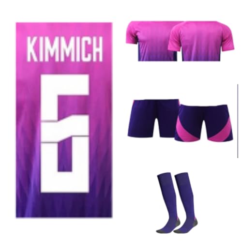 Deutschland Trikot,Neues 24/25 Heim/Auswärtstrikot Fussball Trikot Kinder Deutschland Fußball Trikot 2024 Jungen Herren Fußballtrikot Fussball T-Shirt Shorts Socken Set Trainingsanzug Jung Erwachsene