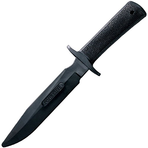 Cold Steel Trainingsmesser, stabile Gummiausführung,, schwarz - schwarz