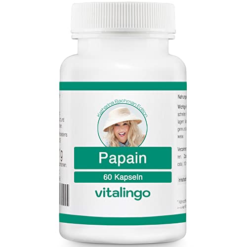 Katharina Bachman Papain Enzym Kapseln (mind. 35 Mio. USP units/g) - 60 Kapseln à 500mg