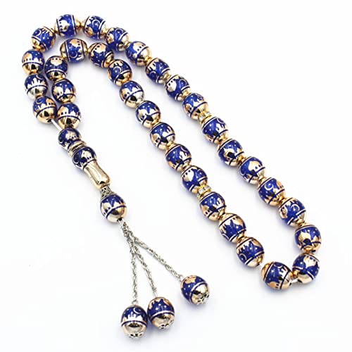 RUNRAYAY 12Mm Tasbih Perlen, Islamische Gebetsstätten, Moslem-Misbaha-TasSBEH33 Perlenkette