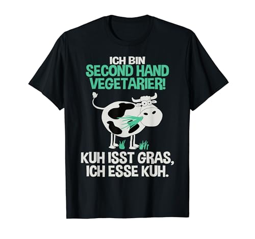 Witziges - Second Hand Vegetarier T-Shirt