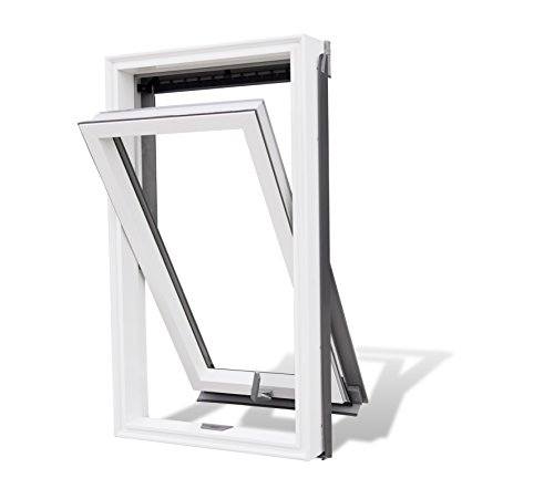 Aktion! Dachfenster Rooflite Duro 55x78 Schwingfenster aus Kunststoff mit Eindeckrahmen VKR-Gruppe wie Velux