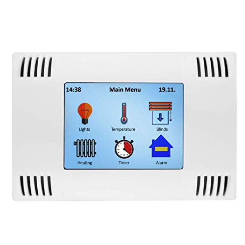 AZDelivery AZ-Touch MOD Smart Home Wandgehäuseset mit 2,8 Zoll TFT LCD Touchscreen, SPI-Touch-Controller XPT2046 kompatibel mit Arduino, ESP8266 und ESP32 inklusive E-Book!