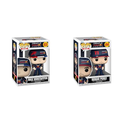 Funko Pop! Formula 1- Max Verstappen - Red Bull F1 & POP! Vinyl: Formula 1- Sergio Perez - Red Bull F1 - Vinyl-Sammelfigur