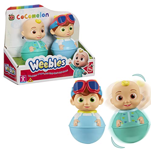 Weebles COCOMELON – Set mit 2 Figuren – JJ Pyjamas + Tom Tom