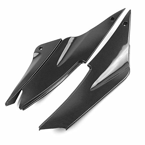 YUBEI Verkleidung Motorradverkaufs -Kit -Panel -Deckungsfall for Ninja ZX6R ZX636 ZX-6R 2005 2006 Abdeckung der Benzentankseitenpaneelabdeckung (Color : Carbon Fiber)